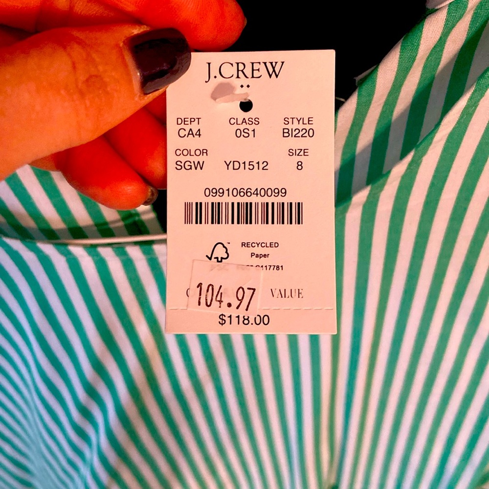 Jcrew Dress! NWT
